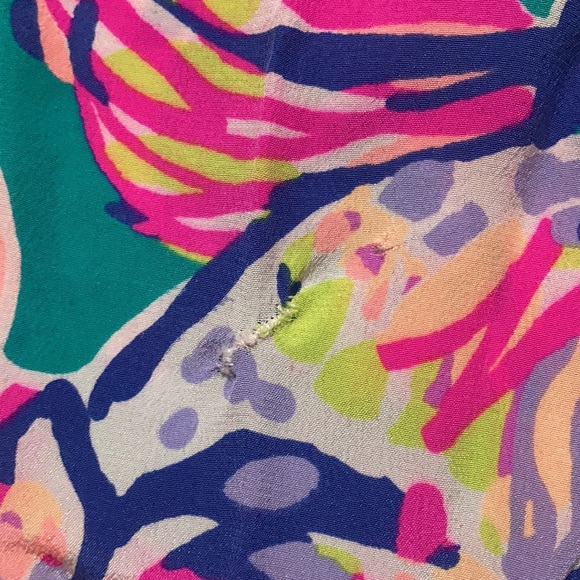 Lilly Pulitzer silk Top Tunic size S/M - Picture 5 of 5